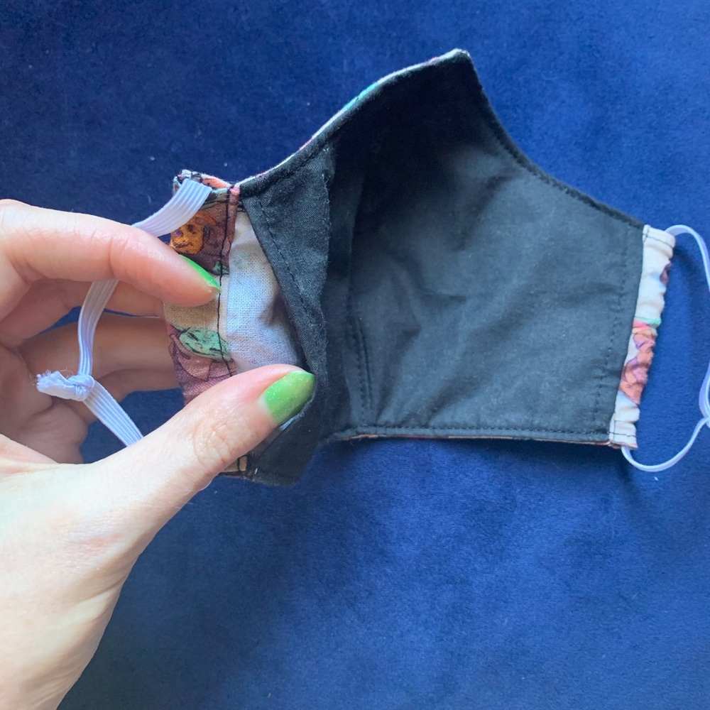 Handmade Baby Yoda Disneyland Star Wars Face Mask - Picture 4 of 4